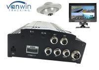 gravador de vídeo digital básico do carro de caixa negra de 4CH HDD GPS, cartão móvel do veículo DVR SD