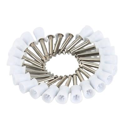 Class I Instrument Dental Lab White Polishing Cup Prophy Brush Dental 100pcs/Bag