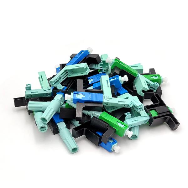 поле SC UPC FTTX 5G LX58 - installable синь плоского кабеля оптического волокна соединителя