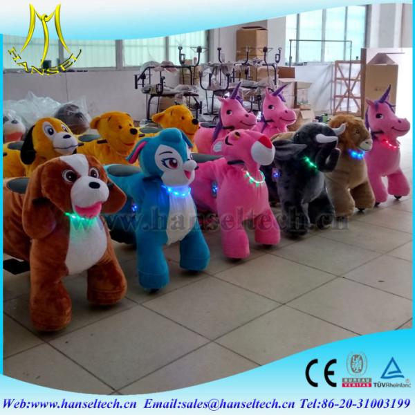 Hansel good production line battery operated electronic baby swing kidde ride amusement park movng plush motorized