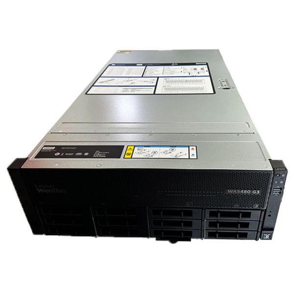 Lenovo WenTian WA5480 G3 4U GPU Server with 10 GPUs, DDR5 Memory, and PCIe Gen5 for High-Performance Computing