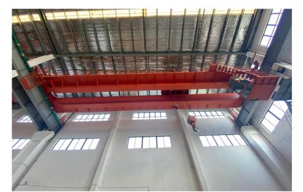20 / 5 Ton Electric Workshop Overhead Crane Double Box Type Girder
