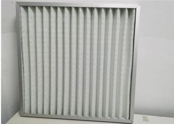 Efficiency Pleated Panel Air Purifier Filter 46mm/96mm G4 Rating 5um Porosity