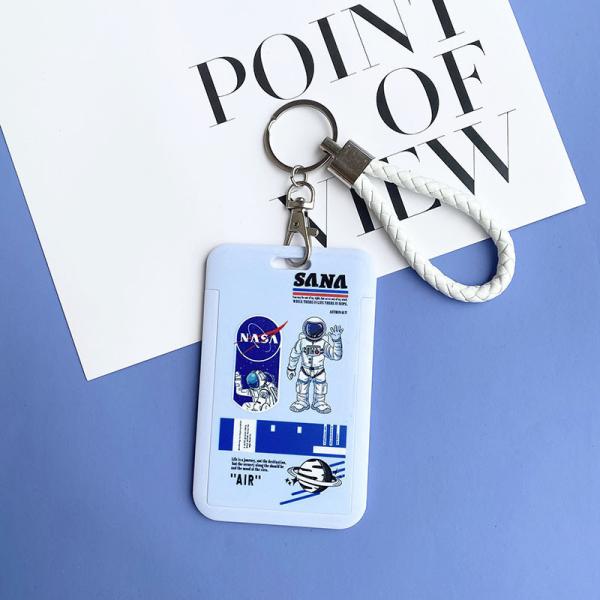 Silicone Card Holder Vertical With Lanyard Neck Strap Heavy Duty ID Card Business Card Offices Supplies