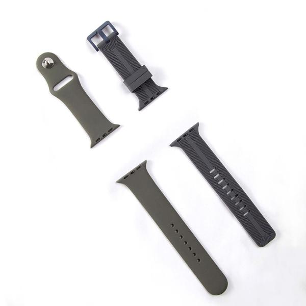 Classic Mens Silicone Watch Straps For Apple Watch Band