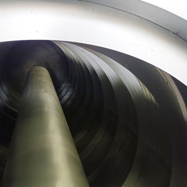 380V/50Hz Wastewater Treatment Equipment  Rotary Drum Screen Sewage Process