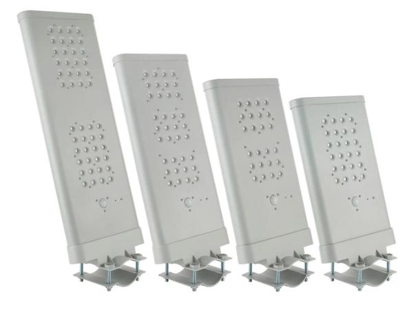 High Brightness Solar Powered Street Lamp Energy Saving Aluminum Housing