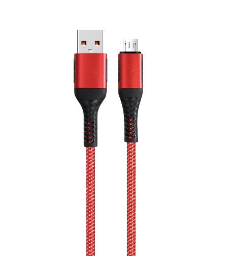100cm Length Stylish Braided Wire Customized OEM Support Durable Nylon Aluminum Alloy Connector
