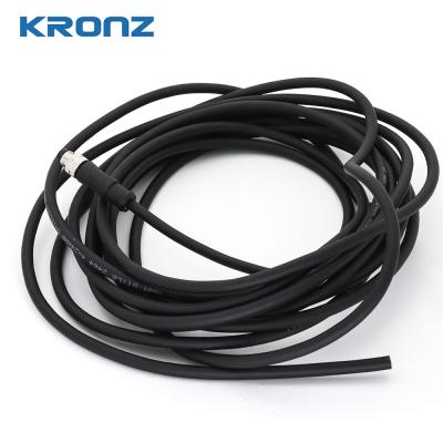 60V M8 3 Pin Male Connector 3A Industrial Automation Connector With PVC Cable