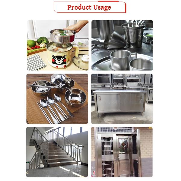 AISI 201 430 Нержавеющая сталь листовая плита холодно проката 1,5 мм толщины для декорации