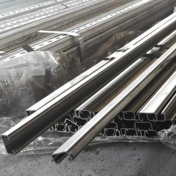41x41 Customized Stainless Unistrut Channel Al6005-T5 Adjustable Photovoltaic Bracket