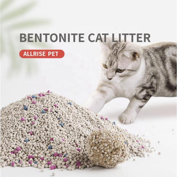 OEM / ODM Beauty Products Bentonite Cat Litter Clumping Easy Clean Dustless Non-Sticky Bottom Pet Supplies