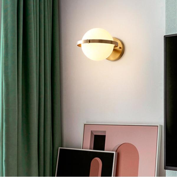 Modern Planet Wall Lamp Noric All Copper Wall Lamps For Living Room Bedroom Brettin LED Wall Sconce(WH-OR-217)