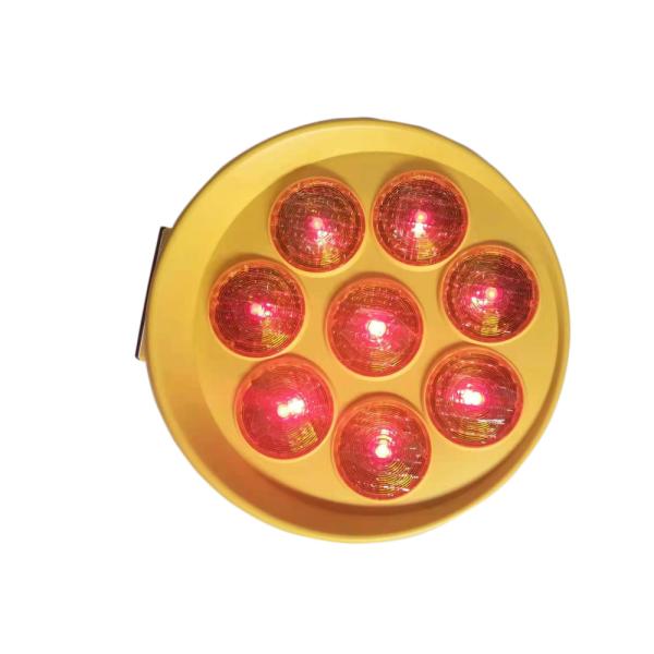 PC UV Resistant 5.5V 0.8W Solar Blinker Light , Solar Sunflower Light
