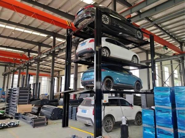 4 Level Parking System/Quadruple Stacker Car Parking Lift/Four Level Parking Lift/4 Cars Storage Lift