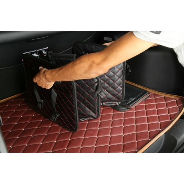 Waterproof Car Additional Accessories Pu Leather Collapsible Trunk Organizer
