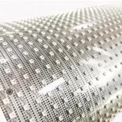 Indoor Bendable Glass Curtain Wall Transparent LED Display 80% Light Transmittance Ultra-Thin Energy Saving
