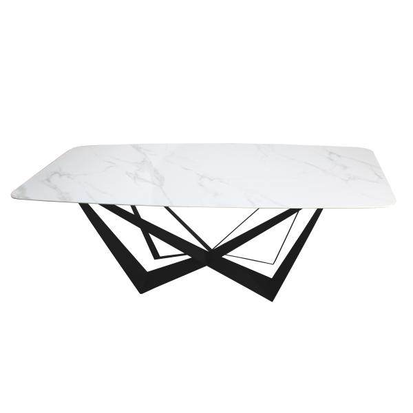 Modern Luxury Marble Dining Table Room Set Dinning Table And Chair Set for 8 Sintered Stone Dining Table