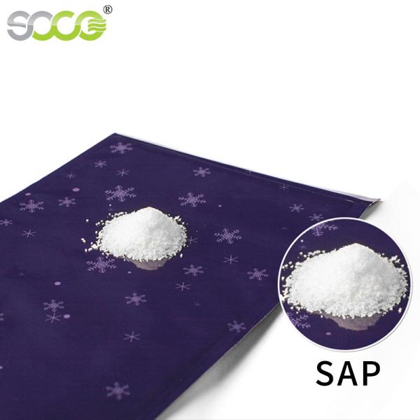 Polyacrylate de sodium polymère super absorbant (SAP) pour poche de glace