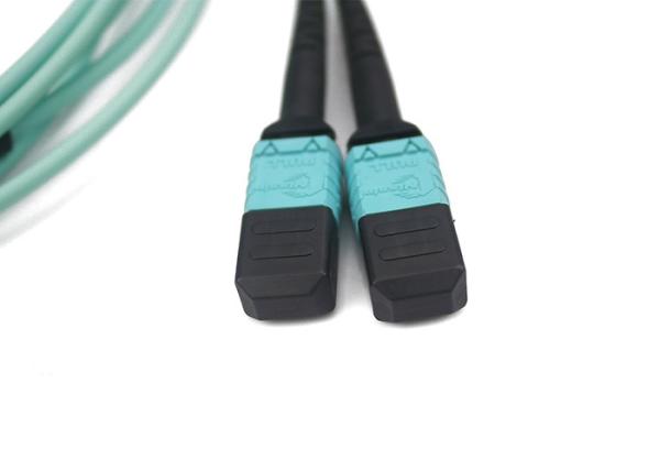 MTP PC- MTP PC Data Center Fiber Optic Cable , Fiber Optic 24 Core 48core OM3 OM4