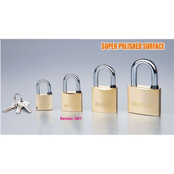 Rrlux Hot Selling Customized Durable Brass Padlocks with 3 Brass Keys-Direct Sales Factory Price