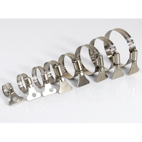 Customized Germany Type Stainless Steel Quick Release Telescopic Tube C Type Pipe Hose Clips Clamps with Thumb Screw/Handle