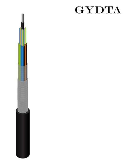 12 24 48 72Cores armored Aluminum Stranded Outdoor Fiber Optic Cable