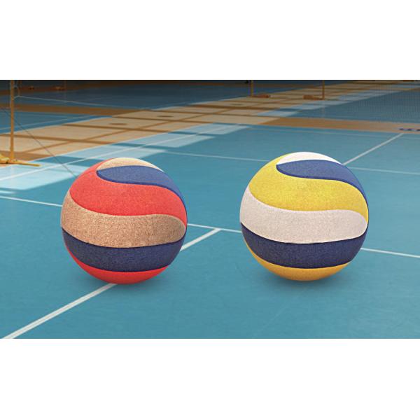 Печатание Eco сопротивления носки шарика волейбола естественной пробочки OEM дружелюбное