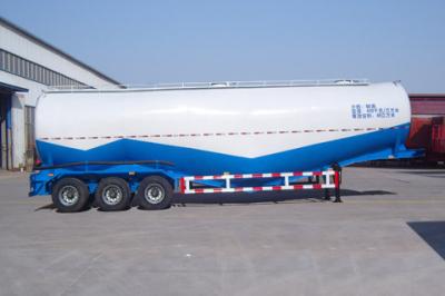 Three Axles 30cbm Bulk Cement Truck With Diesel Engine , Semi Trailer Trucks