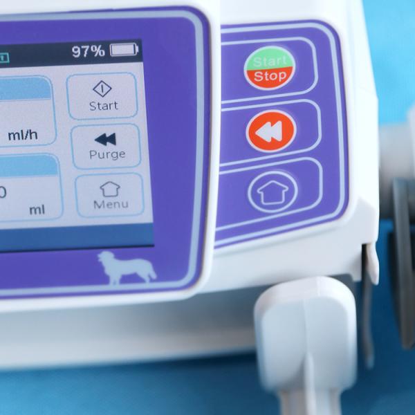 Veterinary Volumetric Infusion Pump Rechargeable Single Channel With Built-In Handle