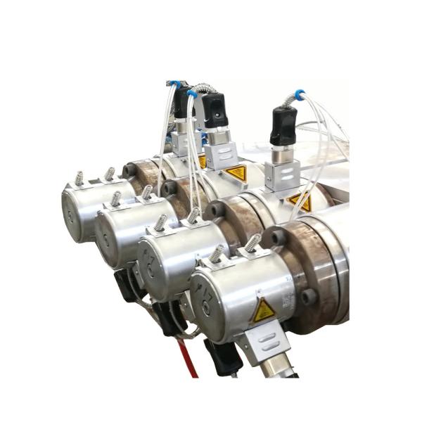 Tubulação elétrica do Pvc que faz a linha de produção da tubulação da máquina/PVC quatro estações 16-32mm