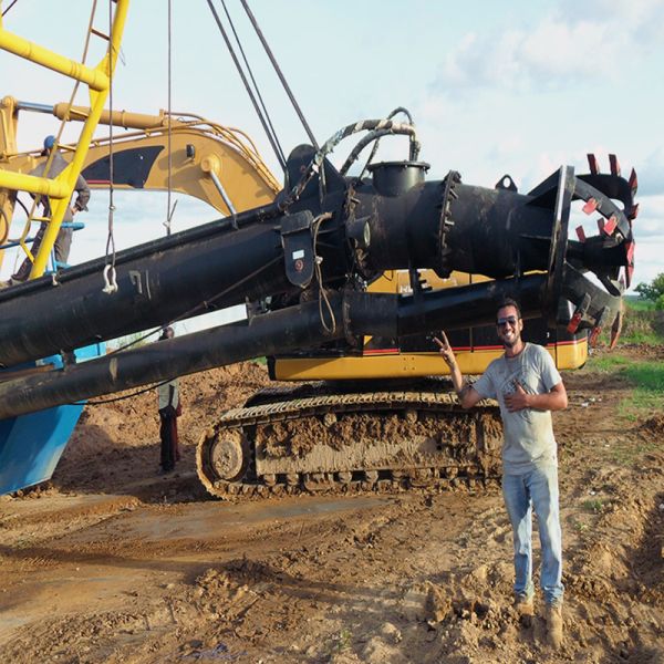 8/6 inch Pump Model Diesel Power Type Cutter Suction Dredger Mud Dredger for Sand Extraction