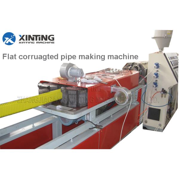plastic PE  PP Flat corrugated pipe extrusion machine extruder