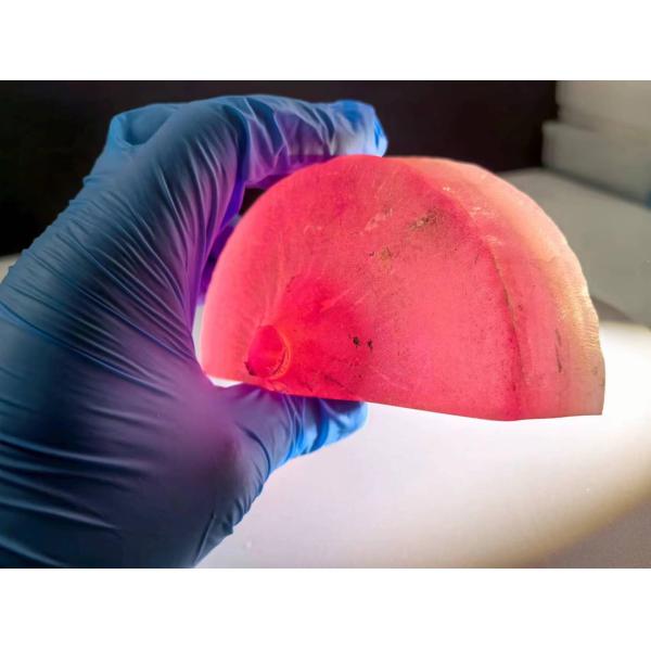 Лабораторная продукция Розовый сапфир Однокристаллический сырье Свободные формы для драгоценных камней