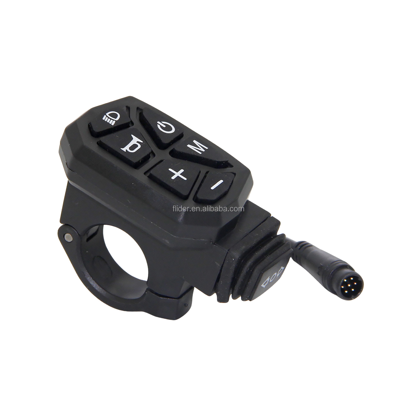 6 Pin Waterproof Scooter Control Button 48V Electric Scooter Switch for Headlight and Turn Signal