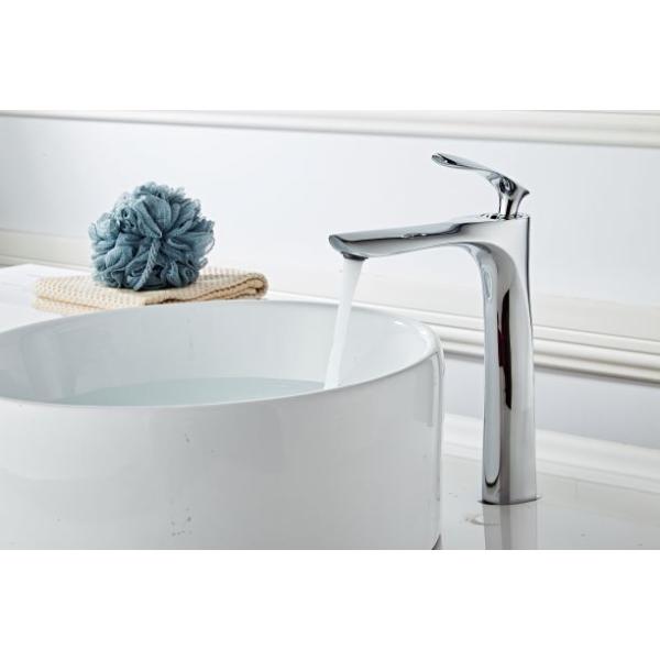 Single Hole 12L/Min Hot Cold Water Wash Basin Faucet