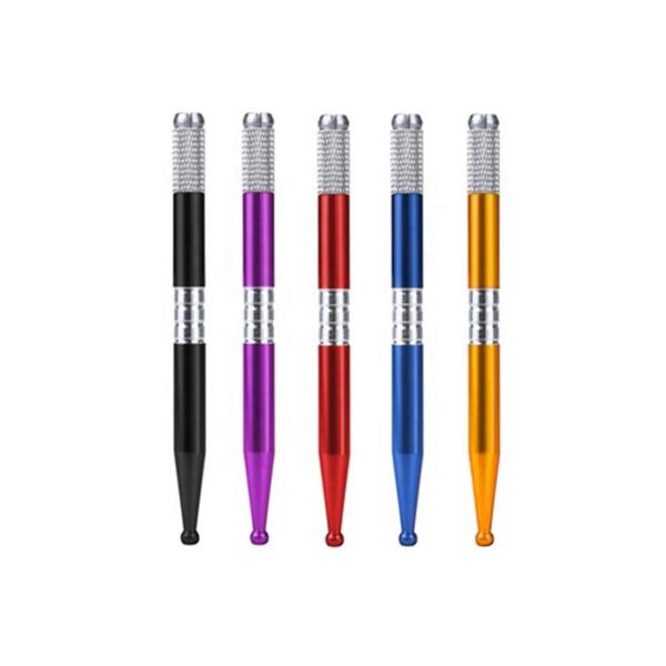 Ручка татуировки Microblading головы постоянного макияжа алюминиевого сплава перекрестная