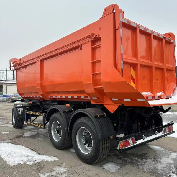 Semirreboque de 4 eixos com carga útil máxima de 30000 kg e design durável