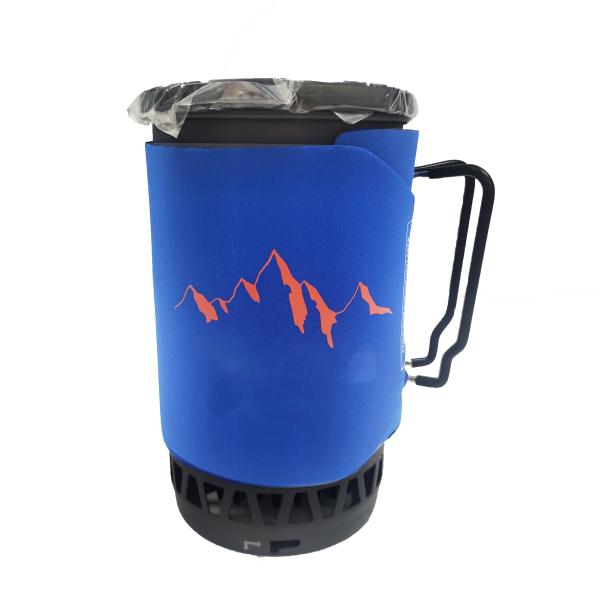 Fornecimento de gás dividido 1.4L Backpacking Camping Prato de propano para sistema de cozinha portátil