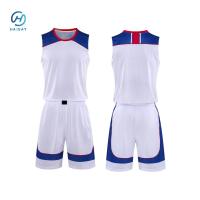 Conception personnalisée sport respirant porter sur mesure sublimation réversible maillot de basket ensemble uniforme de basket-ball
