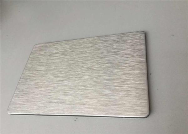 Different Customized Color Brushed Aluminum Coil , Brushed Anodized Aluminum High Hardness