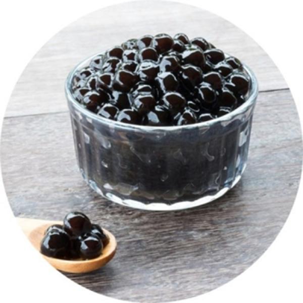 Sweet And Chewy Various Boba Fruit Balls Handmade Without Additives Round Taro Balls