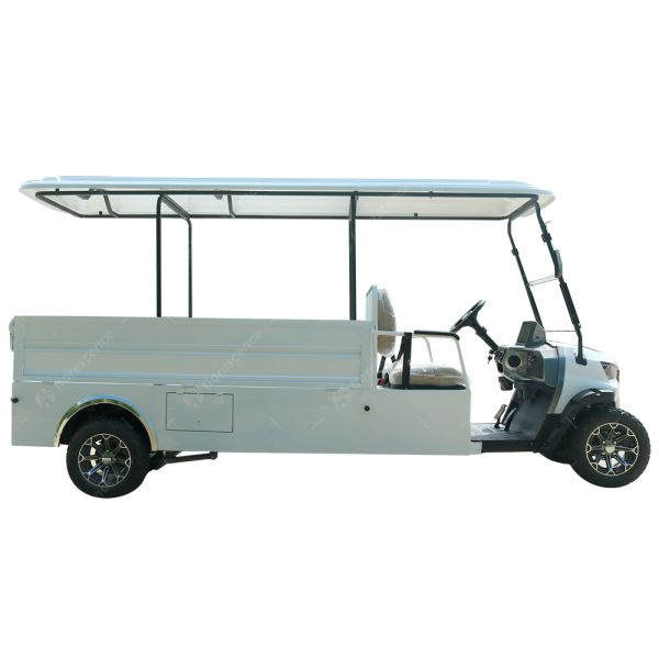 Multi-Purpose Electric Golf Cart Buggy with 4-Wheel Drive 48V Truck Bed Cargo Box for Golf Course Work