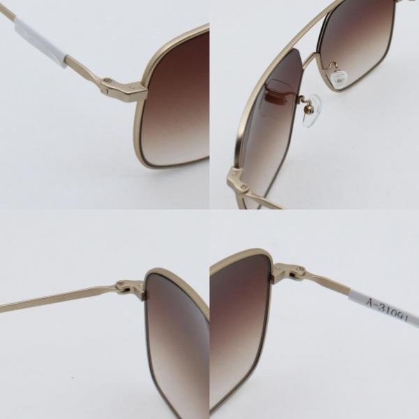 Men's Polarized Sunglasses Durable Metal Frame for Fishing Driving Golf Double bridge Eyeglasses UV 400 protection