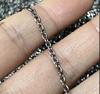 Pure Titanium Custom Necklace OEM  Wholesale Hip Hop Man Titanium Fashion Jewelry Fine Venetian Chain