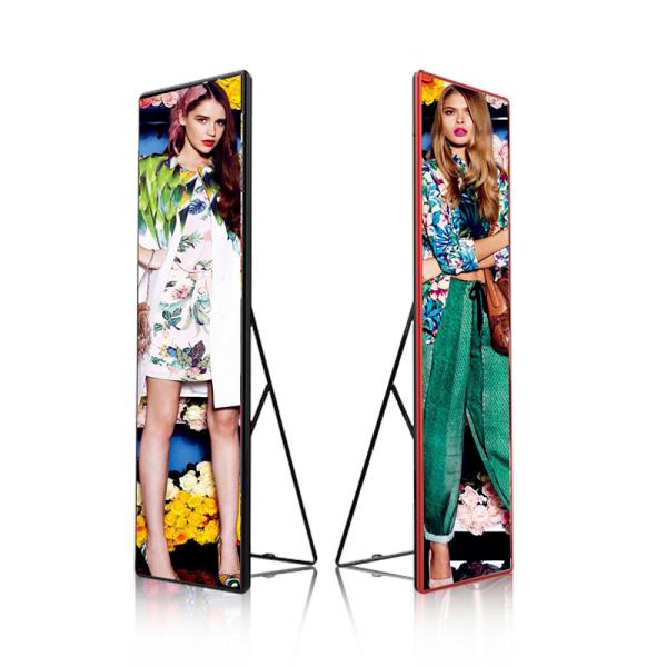 5000nits Indoor Led Poster Display P2.5 P2 P3 USB 4G Smart Control Frontage