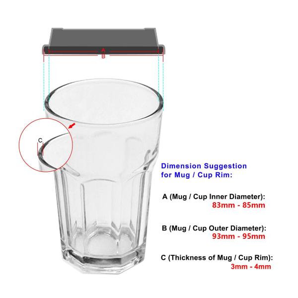 Силиконовая крышка для питья Прозрачная крышка для чашек Многоразовые крышки для кофейных кружек крышки для кофейных чашек крышки для горячих чашек для путешествий