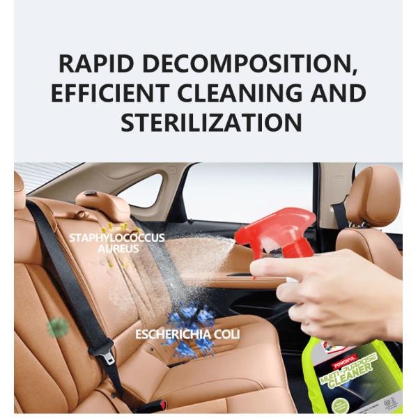 GETSUN Limpiador Multisuperficies de Alta Resistencia Seguro para Interiores de Automóviles, Cocinas y Tapicerías