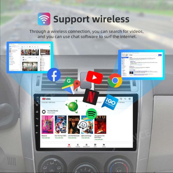 Lecteur stéréo de voiture Android Carplay DSP avec écran de 9/10 pouces et technologie avancée