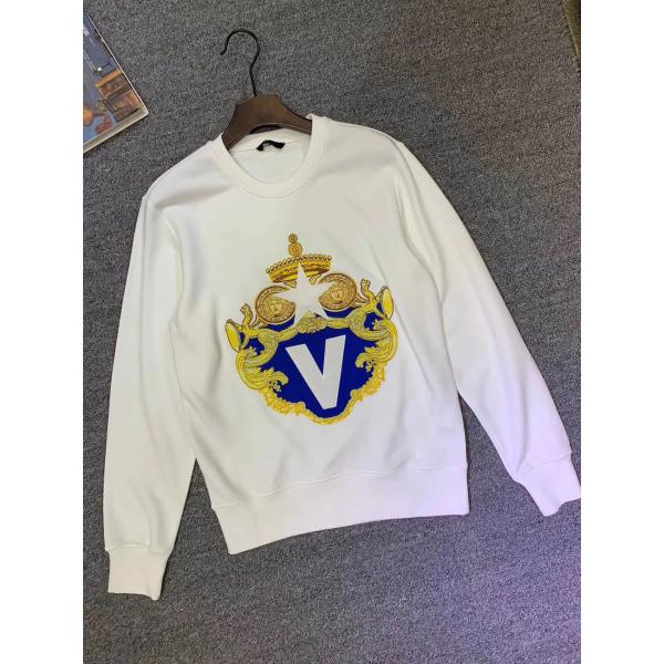 High Quality Men Hip Hop Embroidered Crewneck Fashion Sweatshirt for Men